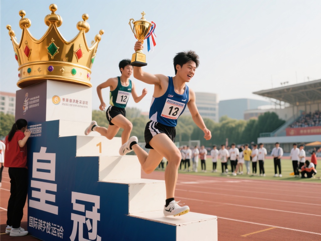 在赛场上，每一个冠军的诞生都不是偶然。运动员们用时